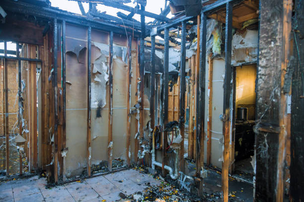 Professional Fire Damage Removal technician working in Indian Hills, TX